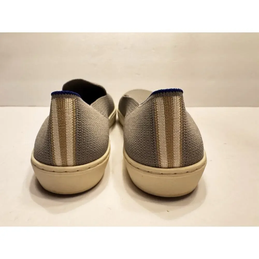 7.5 Rothys Light Gray Slip On Sneakers